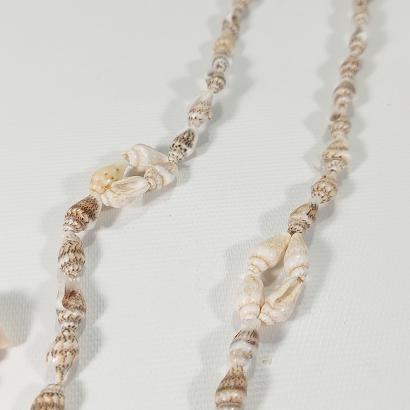 Natural Tropical Mini Shell Infinity Strand Necklaces, 6 Pcs. - Picture 7 of 7